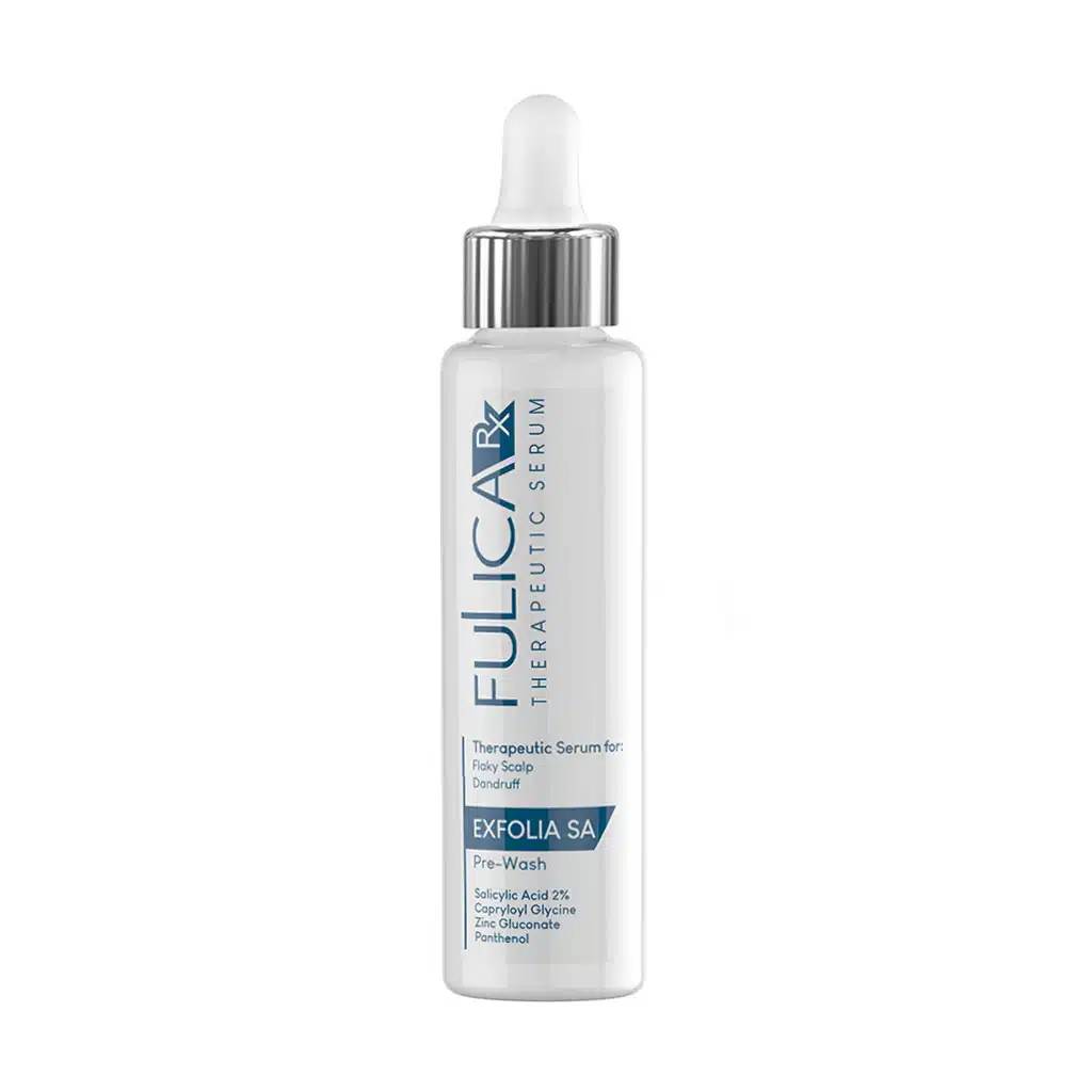 تصویر سرم برطرف کننده پوسته ریزی پوست سر exfolia sa فولیکا آر ایکس 50 ml